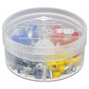 KNIPEX Набор изолированных контактных гильз 97 99 907, (4.0-16.0 мм²) | 97 99 907