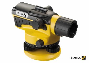 STABILA Нівелір оптичний OLS 26 : (26x, 2 мм/км, штатив, рейка, кейс) IP 54. захистний кожух. | 1846