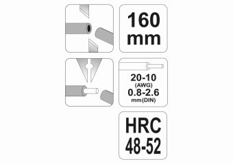 YATO Знімач ізоляції YATO, L=160 мм  | YT-2319