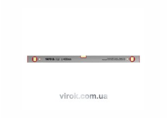 YATO Рівень алюмінієвий YАТО : L= 40 см. 3 капсули  | YT-3001