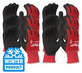 MILWAUKEE Перчатки с уровнем сопротивления порезам 1, зимние, размер M/8 (Многоштучная упаковка - 12