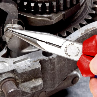 KNIPEX Плоские круглогубцы с режущими кромками 25 01 160 | 25 01 160