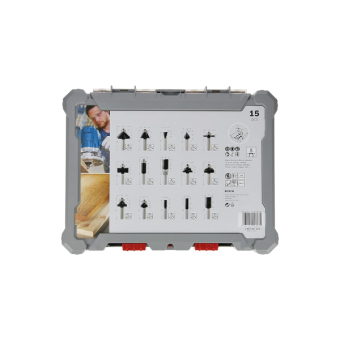 Набір комбінованих фрез Bosch (8 мм, 15 шт.) (2607017472)