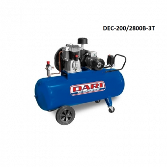 DARI Компрессор поршневой DARI DEC 200/2800B-3M (220V) (ресивер 200 л, пр-сть 330 л/мин) | 28LC504FD