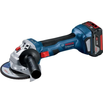 Акумуляторна кутова шліфмашина Bosch GWS 180-LI Professional (18 В, 4 А*год, 125 мм) (06019H9025)