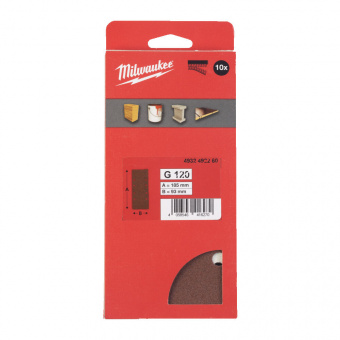 MILWAUKEE Шлифовальные листы 93 X 185 H&L GR 120 - 10 PCS | 4932492260