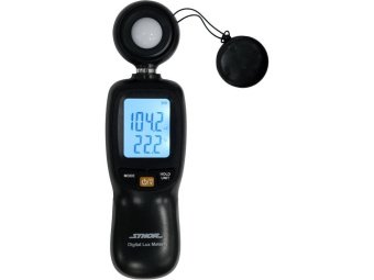 Люксметр електронний STHOR з діапазоном освітленості 0- 200000 lx,живл.від батарейок 3х1,5 В ААА(DW)