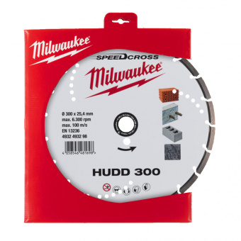 MILWAUKEE Диск алмазний Speedcross HUDD 300, Ø300мм | 4932493298