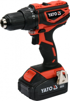 YATO Шуруповерт-дриль акумулят. Li-Ion- 2х18 В YATO: 3 Агод, крутн.мом.- 40Нм, патрон Ø≤13 мм в кейс