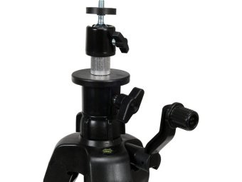 Штатив тринога YATO телескоп (3 секціі) різьб кріпле 1/4" 20UNC і 5/8" 18UNF, H= 51-120 cм. з алюмін