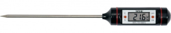 YATO Термометр електронний YATO з зондом- 130 мм, діапазон- -50ºС- +300ºС, живлення- 1.5 В (LR44)  |