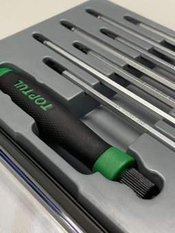 Набор отверток для точных работ 14 в 1 TOPTUL (T5-T20,PH,SL) GAAW0804