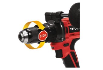 YATO Шуруповерт-дриль безщітков. акумул. Li-Ion YATO: U= 18 В, 3АГод, крутн.мом.- 75 Нм, патр Ø=1.5-