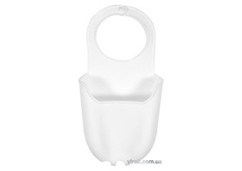 FALA Органайзер силіконовий, білий, підвісний для губки, 200х 100 мм  | 74786