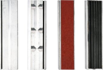 YATO Губки змінні до лещат м'які YATO: b=125мм, з алюмінієвою основою і магнітним кріпленням, 4 пари