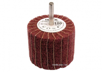 YATO Круг пелюстковий шліфувальний YATO : подовжений Ø=60 мм, К150, шпиндель Ø= 6 мм, H= 50 мм  | YT