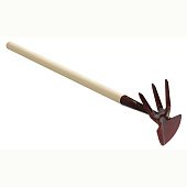 Мотижка гострокінцева комбінована, деревяна ручка Україна | 71-057