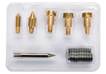 LUND Паяльник-випалювач (по дереву) мережевий : P=30Вт, макс. t= 400°C, з наконечниками, 11 елем. | 