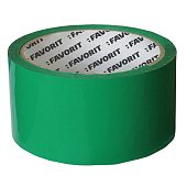 Стрічка клейка 48 мм х 50 м, зелена Favorit | 10-569