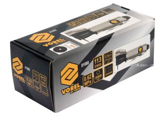 VOREL Різак пневматичний : 1/4", диск 75x9.5 мм, 20000 об/хв, P= 0.62 МПа, 113 л/хв  | 81080