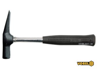 VOREL Молоток муляра тип "Рейнський": з металевою ручкою, m=600 г  | 32715