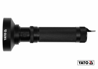 YATO Ліхтар ультрафіолетовий з окулярами, для перевірки банкнот YATO : 100LED, 6 x AA, 395 нм  | YT-