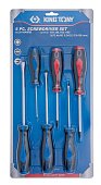 KING TONY Набор отверток 6 предметов. SET #14A8+14A2 | 30116AMRB