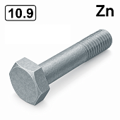 Болт DIN 931 M24x240 10,9 цинк платковий