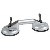 VOREL Присоска для монтажу скла подвійна : d= 115 мм, m= 70 кг, алюміній  | 05312