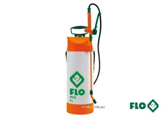 FLO Оприскувач ранцевий 0,2 MPa з манометром, шлангом і подовженням. Бачок-8 л  | 89520