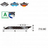 TAJIMA Лезвия угол 30 ° черные 9 мм, PREMIUM, DORA Razar Black Blades, 10 шт CB39RB
