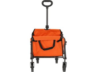 Візок присадибний розкладний на 4 колесах FLO з поворот важілем, ємність- 68х 39х 26см, навант- 70кг