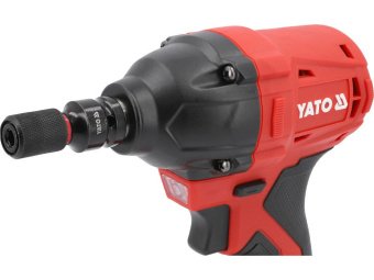 Гайковерт ударний акумуляторний безщітковий YATO:18 В Li-Ion,квадрат 1/2",350Нм(БЕЗ АКУМУЛЯТОРА)[10]