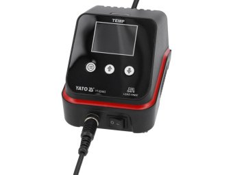 Паяльна станція мережева 110-230 V YATO; Р= 192 Вт, t°= 90-500°С, жало тип C245, LCD табло [10]
