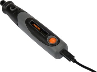 Міні-шліфмашинка акумуляторна STHOR Li-Ion 3,6 В, 0.6 АГод, з тримачем шпинд Ø= 3,2 мм з лашту 11 ел