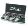 Комбинированный набор инструментов TOPTUL 1/2" (дюйм+метр.) 43ед. GCAD4303