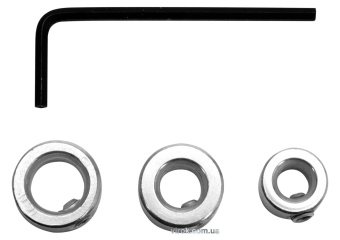 YATO Обмежувачі глибини свердління YATO для свердл Ø= 6, 8, 10 мм, 3 шт. з ключом  | YT-44100