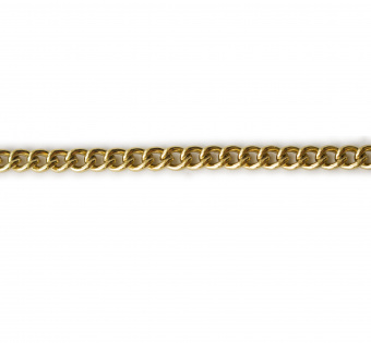 Цепь "Декор" 1,5 золотая, бухта 25 мп