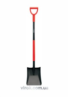 YATO Лопата совкова YATO : Підвищені борти, держак, "DY" прогумована ручка, L= 1200 мм  | YT-86801