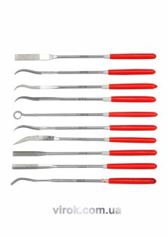 YATO Надфілі алмазні YATO фігурні, l= 140/25 мм, b= 3 мм, Набір. 10 шт.  | YT-6145