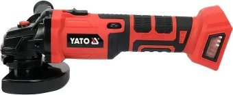 Шліфмашина кутова акумуляторна YATO 18 В, для диска Ø=100 мм, вал М10 (БЕЗ АКУМУЛЯТОРА