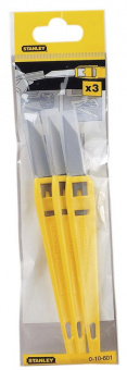 STANLEY 0-10-601 Нож одноразовый для поделочных работ 3 ШТ
