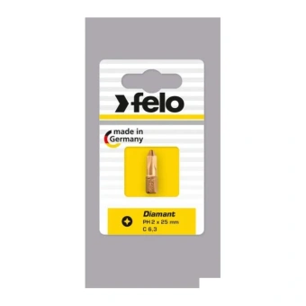 Бита FELO PZ1x25 мм DIAMANT, 1/4, С 6,3, ВОХ. (арт. 02101086)