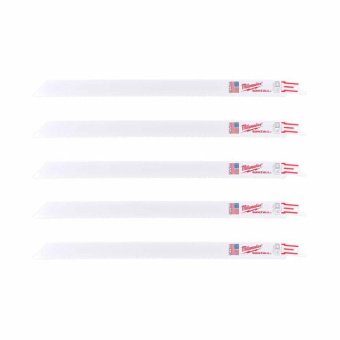 MILWAUKEE Полотно для шабельних пил THIN KERF, 300х1,4мм, (5шт), (метал)