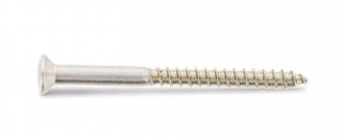 Шуруп по дереву нержавеющий с полупотайной головкой, шлиц PZ, DIN 7995 Z