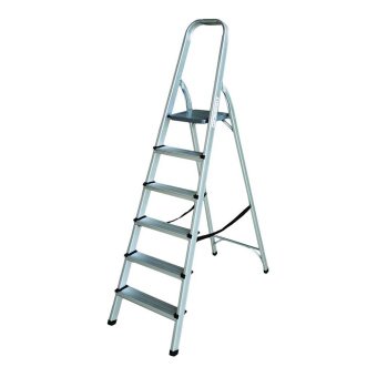 Стремянка алюмінієва 6 сходинок Technics | 70-106