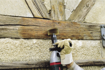 Wolfcraft щетка для структорирования дерева Ø 80 x 35 // 2265000