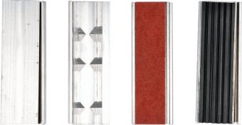 YATO Губки змінні до лещат м'які YATO: b=100мм, з алюмінієвою основою і магнітним кріпленням, 4 пари