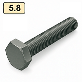 Болт DIN 933 M8x12 5,8 цинк платковий