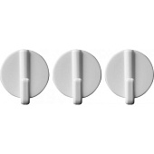 VOREL Гачки настінні самоклеючі з круглою основою, набір 3 шт  | 74732